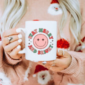 Bleibe Merry & Bright Christmas Kaffeetasse