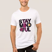 Bleibe Mindful Tri-Blend Shirt (Vorderseite)