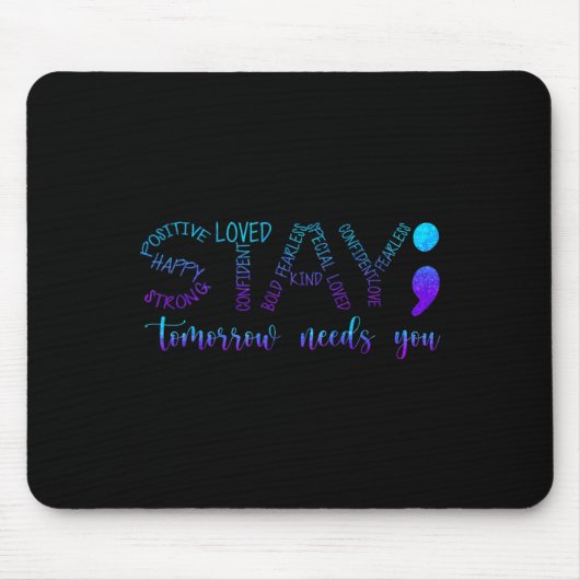 Bleibe Morgen braucht 1 Mousepad (Vorne)
