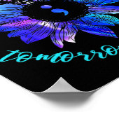 Bleibe Morgen braucht psychische Gesundheit Poster (Ecke)