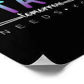 Bleibe - Morgen braucht Semicolon Suicide Preven Poster (Ecke)