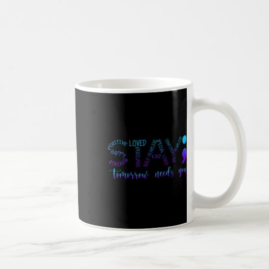 Bleibe Morgen braucht Sie Kaffeetasse (Rechts)