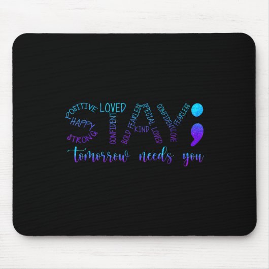 Bleibe Morgen braucht Sie Mousepad (Vorne)