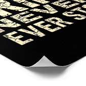Bleibe motiviert poster (Ecke)