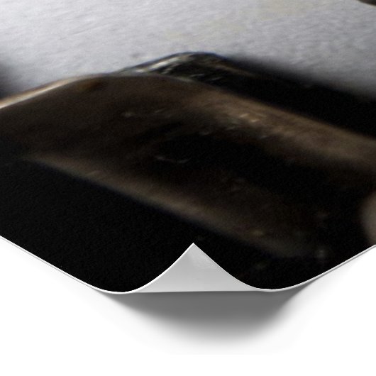 Bleibe motiviert poster (Ecke)