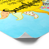 Bleibe Nah zu Menschen, die sich wie Sonnenschein- Poster (Ecke)