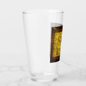 Bleibe Neon-Gelb-Zeichen Glas (Rechts)