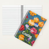 Bleibe Nie die Blume der Nelken stoppen Erwachsene Notizblock (Innen)