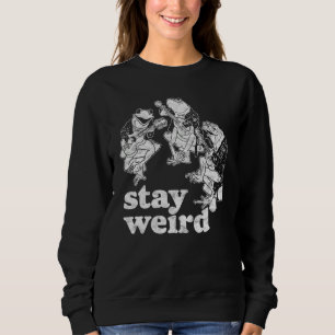 Bleibe Niedliche Frogs & Mushrooms Guitar Banjo Mu Sweatshirt