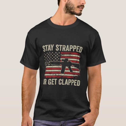 Bleibe oder aufgeklatscht werden - FLACHT DER US-a T-Shirt (Vorderseite)