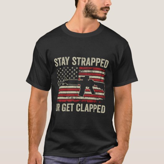Bleibe oder aufgeklatscht werden - FLACHT DER US-a T-Shirt (Vorderseite)