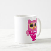 BLEIBE OWL KAFFEETASSE (VorderseiteRechts)