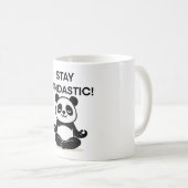 Bleibe Pandastic Kaffeetasse (VorderseiteRechts)