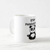 Bleibe Pandastic Kaffeetasse (Vorderseite Links)