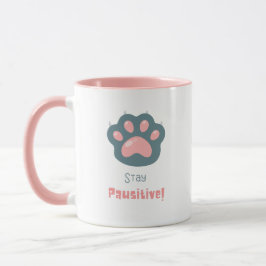bleibe pawsistisch tasse