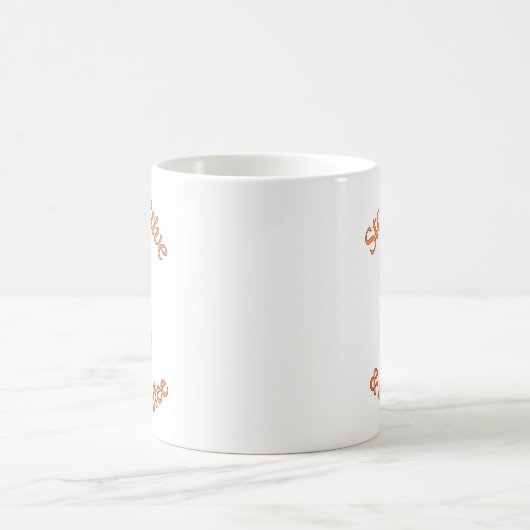 Bleibe Pawsitive Cat Coffee Design Kaffeetasse (Mittel)