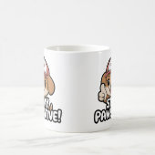 Bleibe Pawsitive Funny Coffee Tasse für Hundefreun (Mittel)