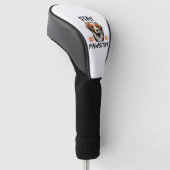 Bleibe Pawsitive Hündin Lover Golf Headcover (angewinkelt)