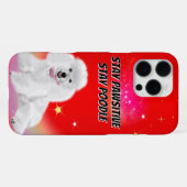 Bleibe Pawsitive iPhone Hülle (Rückseite (Horizontal))