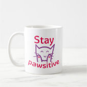 Bleibe Pawsitive Kaffeetasse (Links)