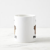 Bleibe Pawsitive Kaffeetasse (Mittel)