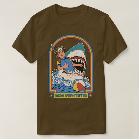 Bleibe Positiv 1 T-Shirt (Design vorne)