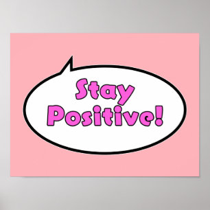 Bleibe positiv! poster