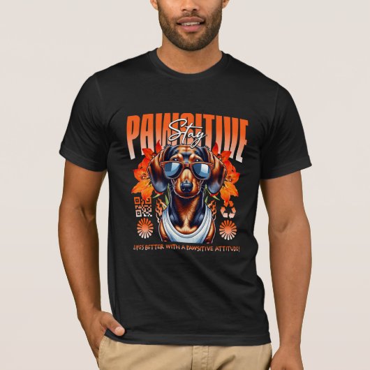 bleibe positiv T-Shirt (Vorderseite)