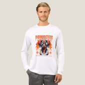 bleibe positiv Tri-Blend shirt (Vorderseite komplett)