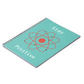 Bleibe Positiver Physik-Geek Notizblock (Linke Seite)