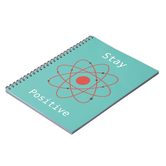 Bleibe Positiver Physik-Geek Notizblock (Linke Seite)