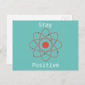 Bleibe Positiver Physik-Geek Postkarte (Vorne/Hinten)