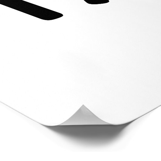 Bleibe Poster (Ecke)