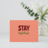 Bleibe Postkarte (Stehend Vorderseite)