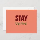 Bleibe Postkarte (Vorne/Hinten)