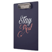 Bleibe Real Klemmbrett (Links)