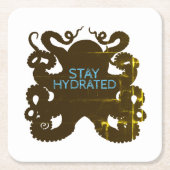 Bleibe Rechteckiger Pappuntersetzer (Vorderseite)