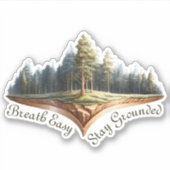 Bleibe Relax & Relax Aufkleber (Vorderseite)