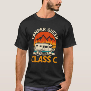 Bleibe RV Campingplatz Camping Frauen T-Shirt
