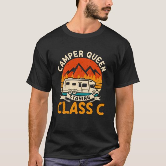 Bleibe RV Campingplatz Camping Frauen T-Shirt (Vorderseite)