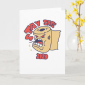 Bleibe Safe 2020 Karte (Gelbe Blume)