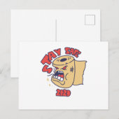 Bleibe Safe 2020 Postkarte (Vorne/Hinten)