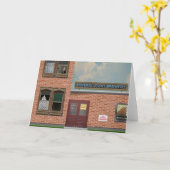 "'Bleibe safe in der Brauerei und mach Masken'' Karte (Gelbe Blume)