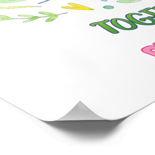 Bleibe Safe Poster (Ecke)