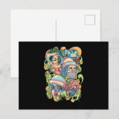 Bleibe Safe Postkarte (Vorne/Hinten)