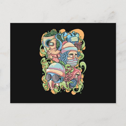 Bleibe Safe Postkarte (Vorderseite)