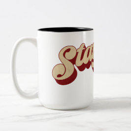 Bleibe Safe Zweifarbige Tasse