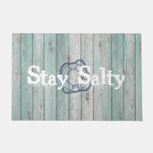 Bleibe Salty Beach Life Fußmatte