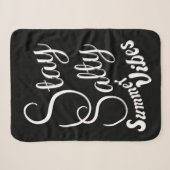 Bleibe Salty Summer Vibes Sherpadecke (Vorderseite (Horizontal))