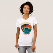 BLEIBE SALTY T Shirt Ocean Waves (Vorne ganz)